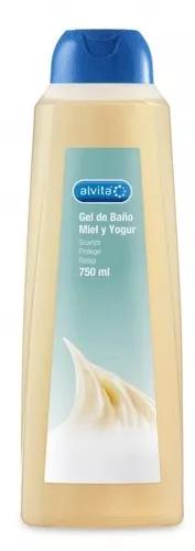 Alvita Gel Bain Miel et Yaourt 750 ml