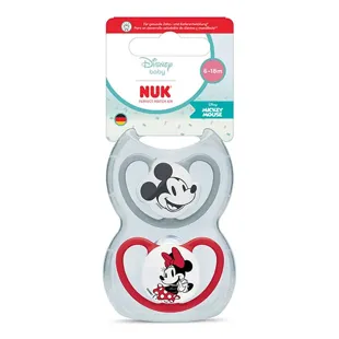 Nuk Ciuccio Space Silicone +6m Minnie Lotto di 2