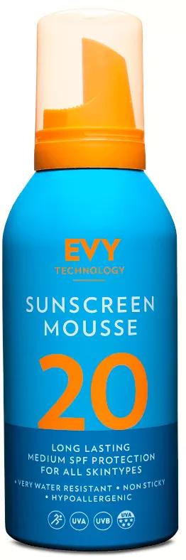 Evy Technology Mousse de Protection Solaire SPF20 150 ml