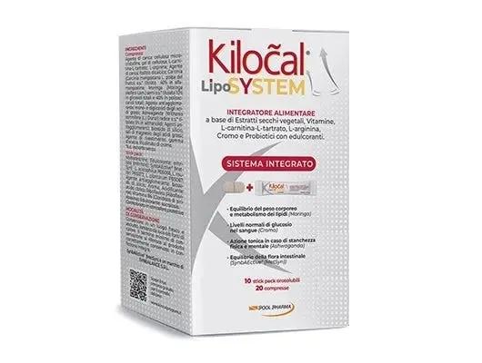 Kilocal Lypo System Integratore Per Il Controllo Peso 20 Compresse + 10 Stick