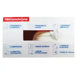 Mercurochrome Hygiène et Soins Trousse Premiers Secours