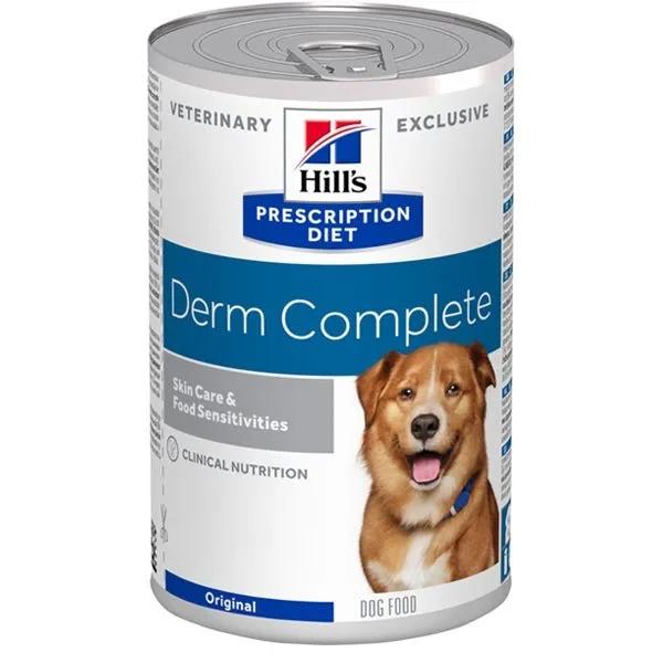 Hill's Prescription Diet Derm Complete Bocconcini Per Cani Lattina 370G