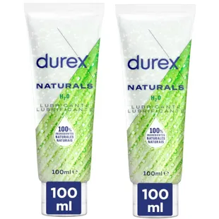 Durex Naturals Gel Lubrificante Íntimo 2x100 ml