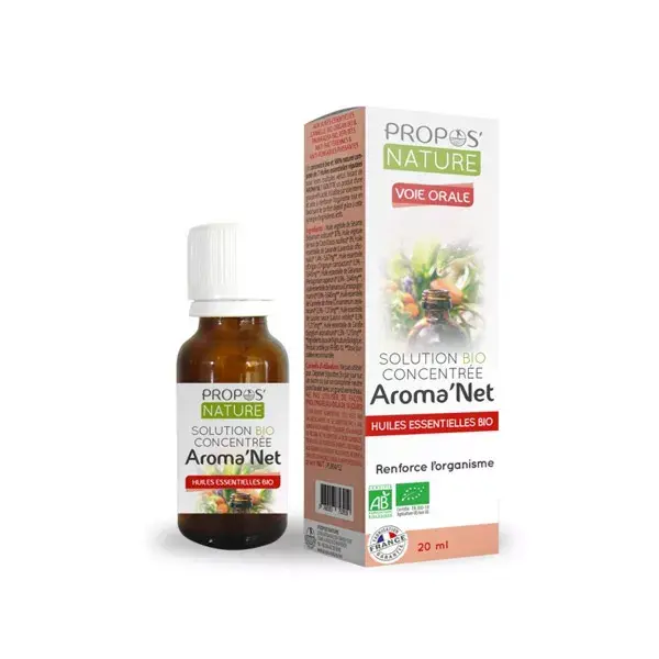 Propos' Nature Aroma-Phytothérapie Aroma'Net Solution Concentrée Bio Voie Orale 20ml