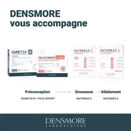 Densmore FOLIC'EXPERT La nouvelle génération d'Acide Folique 5-MTHF - 1 mois