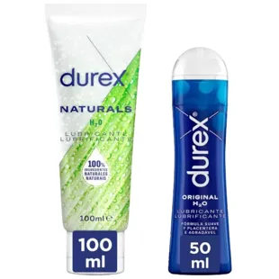 Durex Naturals Gel Lubricante Íntimo 100 ml +  Play Original Lubricante Íntimo 50 ml
