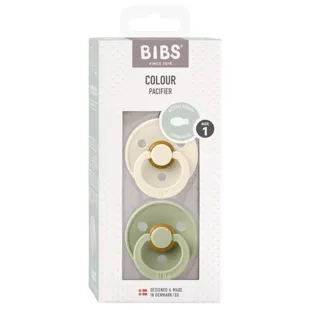 Bibs Chupetes Colour Simétrica Ivory/Sage 0-6m 2 uds