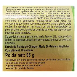 Solgar SFP Chardon Marie 60 gélules végétales