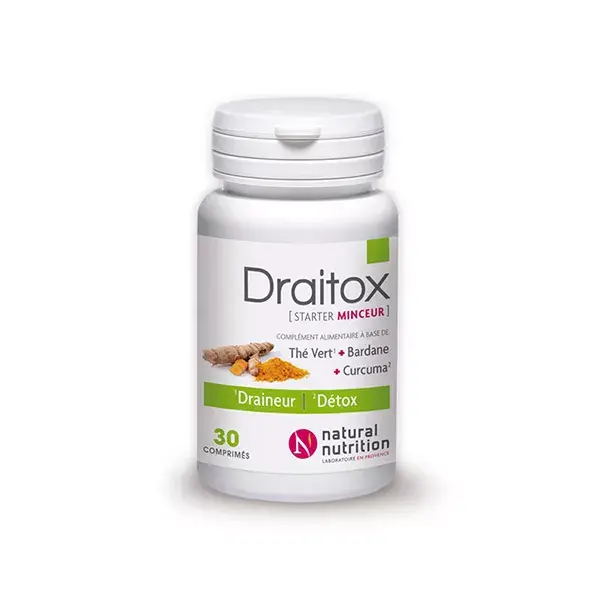 30 comprimidos de natural nutrición Draitox Starter adelgazante