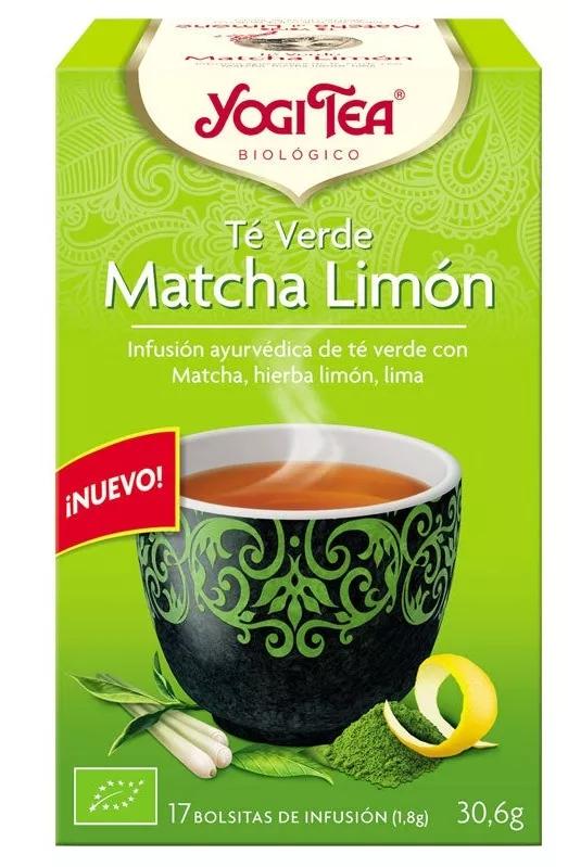 Yogi Tea Infusão Chá Verdematcha Limão 17 Saquetas
