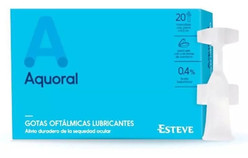 Aquoral lubricant eye 20 units