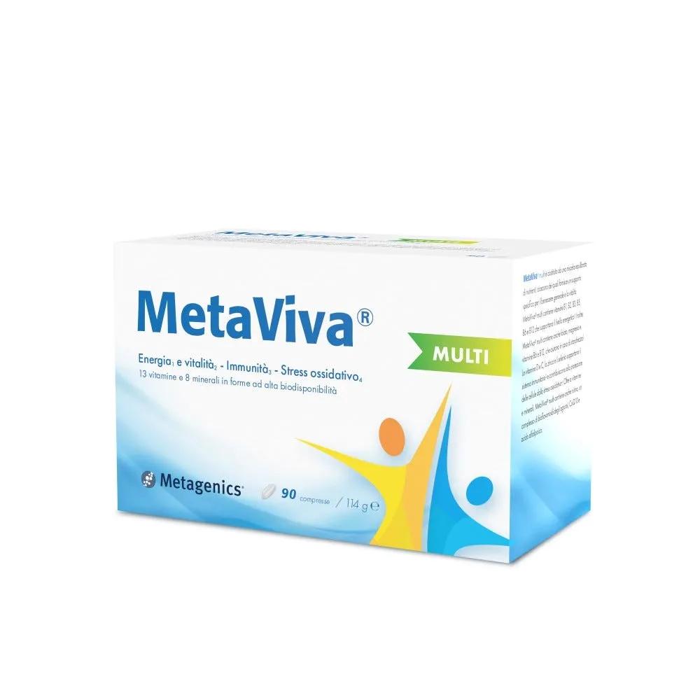 Metagenics Metaviva Multivitaminico Integratore Energia e Vitalità 90 Compresse