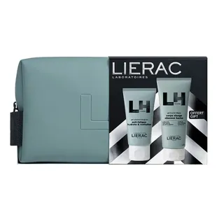 Lierac Homme Cofanetto Regalo di Natale Gel Idratante Energizzante 50ml + Gel Doccia 200ml