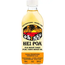 Hei Poa Pur Monoi de Tahiti Frangipanier 100ml