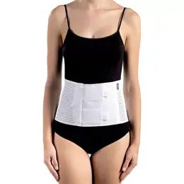 Sigvaris Mobilis AbdoSupport Ceinture Abdominale Hauteur 25cm Taille M Blanc