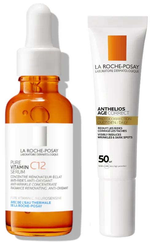 Imagen de La Roche Posay Pure Vitamin C12 Sérum Antiarrugas 30 ml + Regalo Anthelios SPF50 Age Correct 15 ml