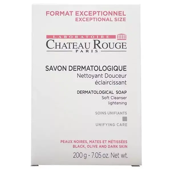 Château Rouge Soins Unifiants Savon Dermatologique 200g