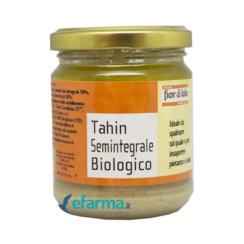 Fior Di Loto Tahin Semintegrale Biologico Crema Di Sesamo 190 g