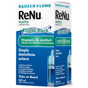 Renu Multiplus Bausch & Lomb Pack aircraft