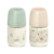 Suavinex Wonderland Glass Baby Bottles Slow Flow Green and Beige +0m 2x120ml