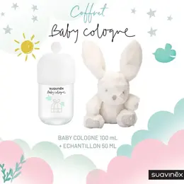 Suavinex, Pack Peluche Baby Cologne 100Ml+50Ml