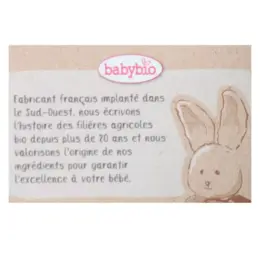 Babybio Desserts Végétaux Gourde Brassé Lait de Coco Pomme Poire +6m Bio 4 x 85g