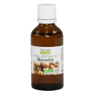 Olio vegetale biologico di nocciola per aromaterapia e fitoterapia Propos' Nature 50 ml