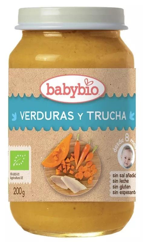 Babybio Tarrito Menú Tradición Verdura con Trucha 200 gr