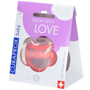 Sucette Curaprox Baby Coral Taille 2
