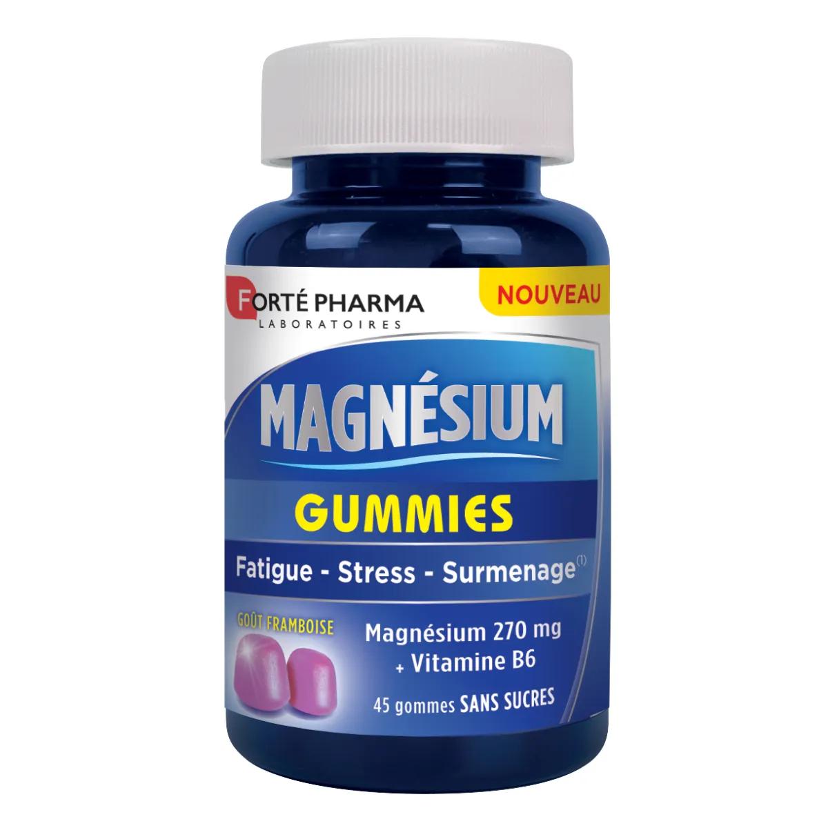 Forté Pharma Gummies Magnesio y Vitamina B6 Stress 45 gummies