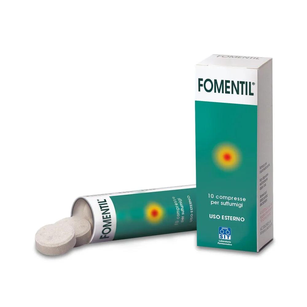 Fomentil Fumenti 10 Compresse per Suffumigi