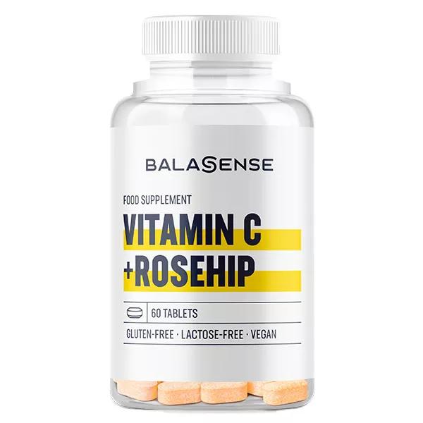 Balasense Vitamina C Rosa Mosqueta 60 comprimidos