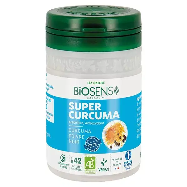 Biosens Super Turmeric Organic 42 vegetarian capsules