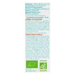 Puressentiel Huile Essentielle Citronnelle de Java Bio 10ml