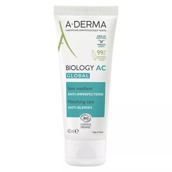 A-Derma Biology AC Global Soin Matifiant Anti-Imperfections 40 ml