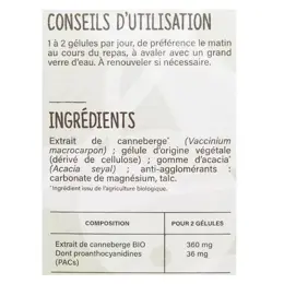 Nutrisanté Les Nutri'Sentiels Bio Cranberry 20 gélules