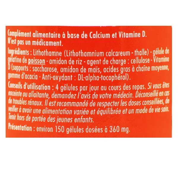 Superdiet Calcium + Vitamine D 150 gélules