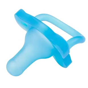 Dr Browns Soother silicone one piece 0-6 months blue