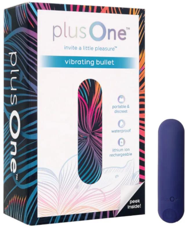 PlusOne Vibrerende Bullet Blauw