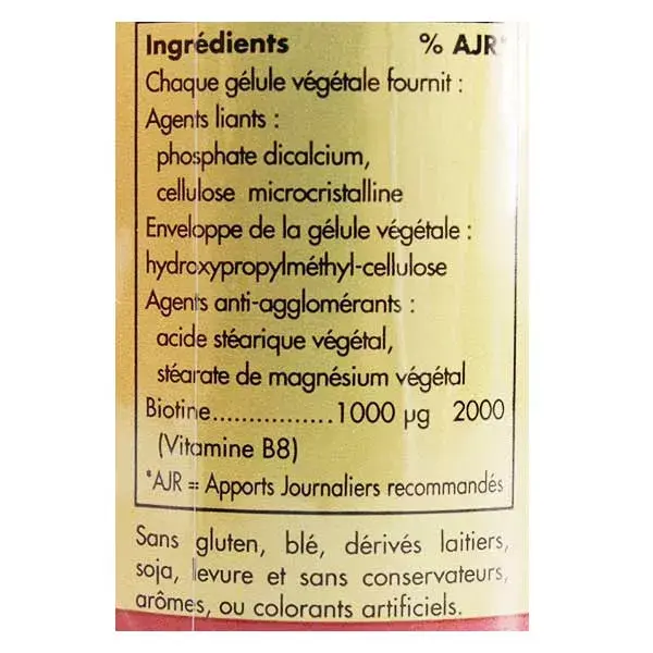 Solgar Vitamin B8 - Biotin 1000 micrograms 50 vegetarian capsules