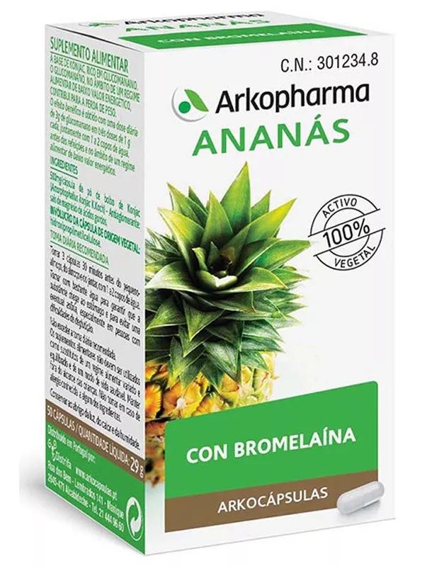 Arkopharma Arkocápsulas Ananas 48 Cápsulas