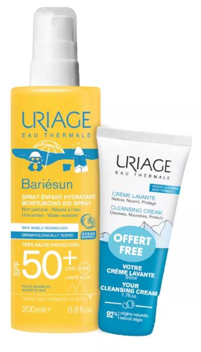 Uriage Bariesun SPF50+ Spray Infantil 200 ml + Creme Lavante 50 ml