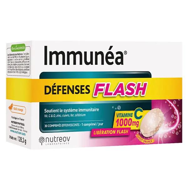 Nutreov Immunéa Défenses Flash - Boite 30 comprimés effervescents