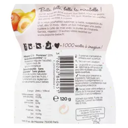 Popote Les Fruits Gourde Mirabelle +6m Bio 120g