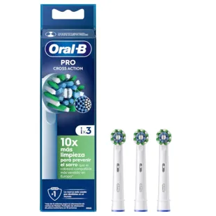 Electric Oral B Toothbrush Rec Cross Action 3 units