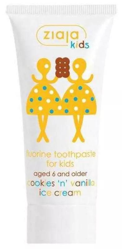 Ziaja Children's Toothpaste Ice Cream Cookies and Vanilla 50 ml