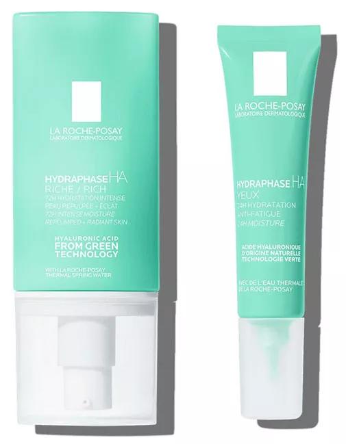 La Roche Posay Hydraphase Intense Rica 50 ml + Hydraphase Intense Ojos 15 ml