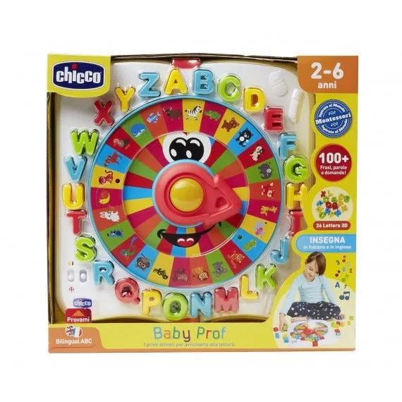 Chicco Baby Prof Gioco Educativo Bilingue Inglese/Italiano 2-6 anni