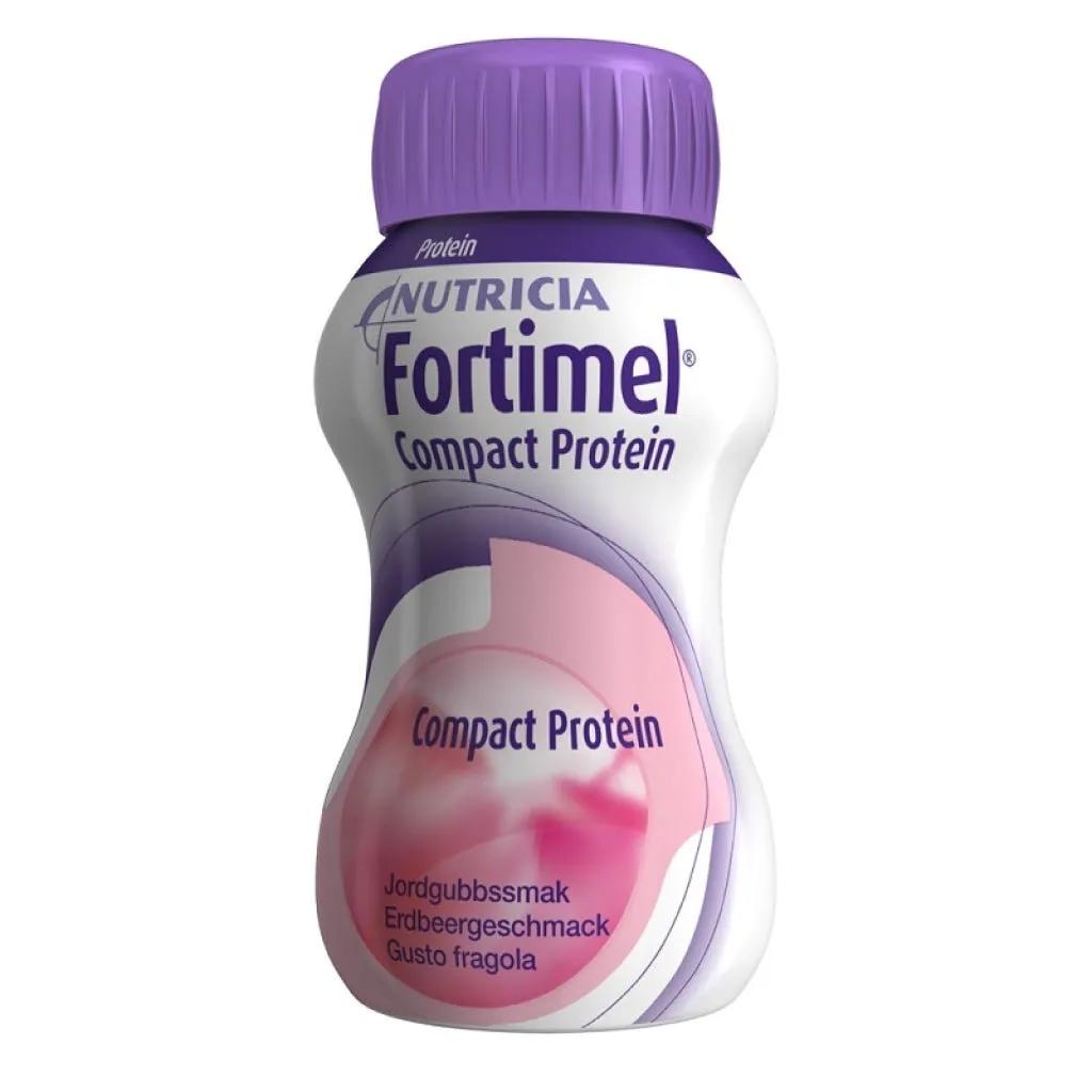 Fortimel Compact Protein Integratore Proteico Alla Fragola 4x125 ml