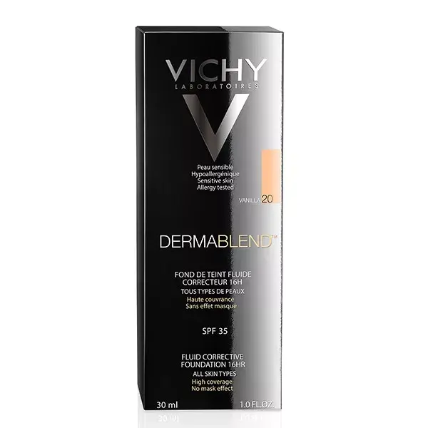 Vichy Dermablend 16-hour Fluid Foundation N°20 Vanilla 30ml